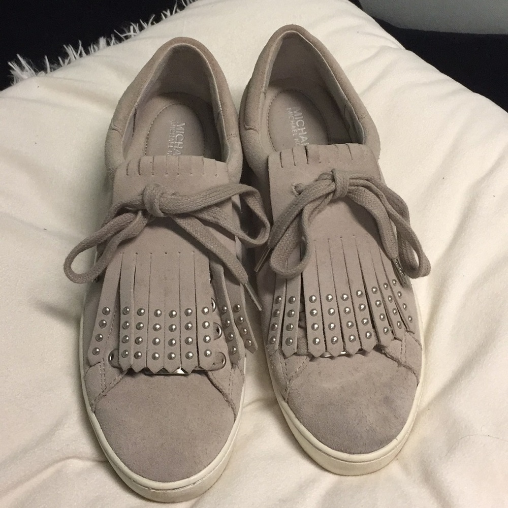 MICHAEL KORS KELTON KILTIE SUEDE SNEAKERS